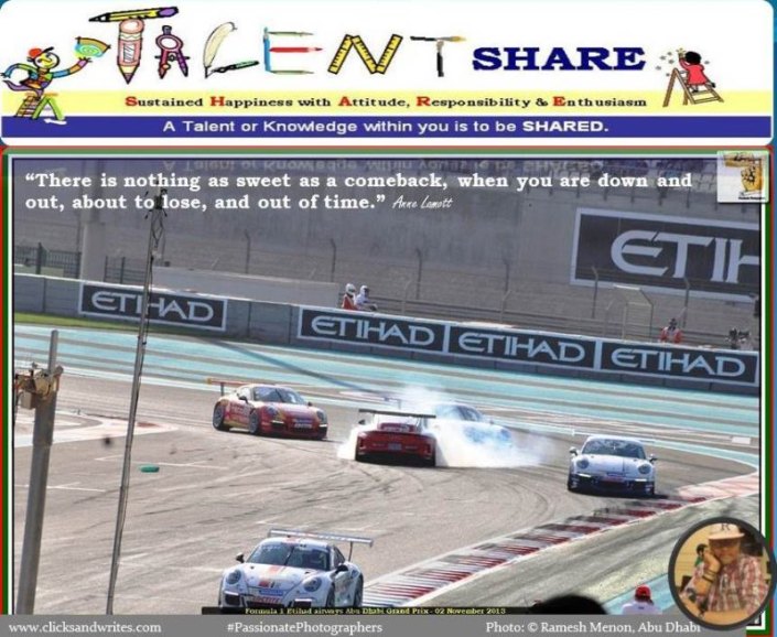 27 October 2015 - Photo Speaks - Comeback