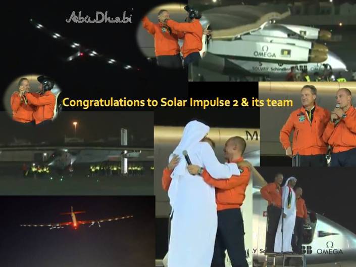 Solar Impulse landing