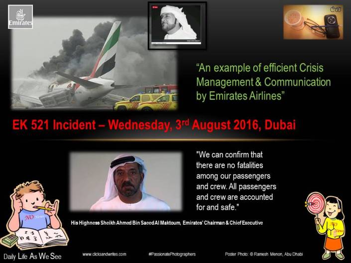 3 August 2016 - Mind Speaks - EK521 Incident